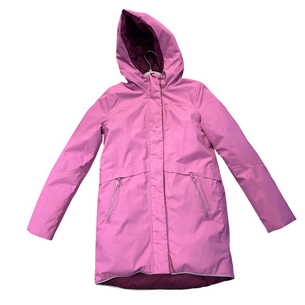 Ivivva By Lululemon Girls Knock Down‎ The Cold Jacket Reversible Goose Down 10